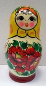 матрешка "Россиянка" 7 предметная (2020, дерево, 15x7.5, арт. 44пм281) - 1 800 ₽