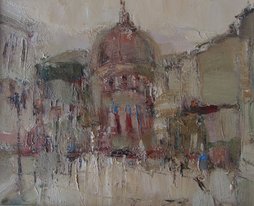 Утро города (2015, х.к.м., 20x25, арт. 74К.17) - 10 200 ₽