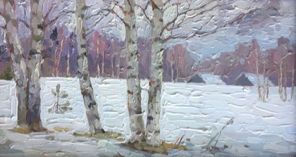 Весенние этюды (2018, х.м., 20x35, арт. 35К.148) - 12 000 ₽