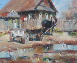 Лошадка (2017, х.м., 25x30, арт. 41К.55) - 8 600 ₽