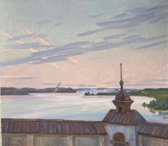 Ферапонтово. белые ночи (2012, х.м., 70x80, арт. 21К.05) - 34 000 ₽