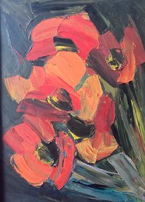 Маки (2012, к.м., 40x50, арт. 07К.1) - 8 500 ₽