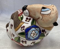 мышь толстая (2025, терракота, 11x14, арт. 12п42) - 1 500 ₽