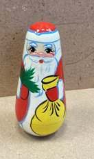 игольница "Дед Мороз" (2021, дерево, 6.5x3, арт. 44пм43) - 285 ₽