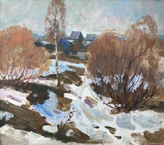 Весна (1967, к.м., 35x40, арт. 92К.06) - 20 400 ₽