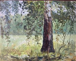 Березка (2019, к.м., 22x29, арт. 26К.14) - 6 800 ₽