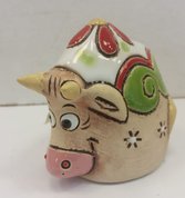 бычок малый (2019, фаянс, 6x7, арт. 12п35) - 420 ₽