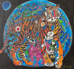 Мир (2021, х.акр., 51x55, арт. 48К.041) - 25 500 ₽