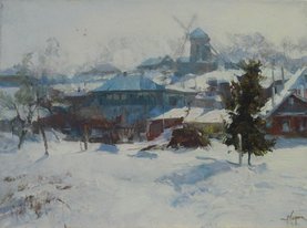 Суздаль. Морозное утро (2009, х.м., 30x40, арт. 110К.06) - 19 000 ₽