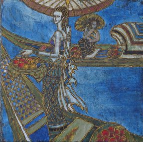 Лодки (2016, х.м., 34x34, арт. 48К.03) - 22 500 ₽