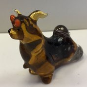 йоркширский терьер (2021, стекло, 5x5.5, арт. 75п2) - 600 ₽