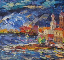 Итальянский мотив (2015, х.м., 53x60, арт. 45К.18) - 51 000 ₽