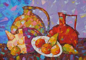 Натюрморт (2015, х.м., 50x70, арт. 06К.02) - 25 500 ₽