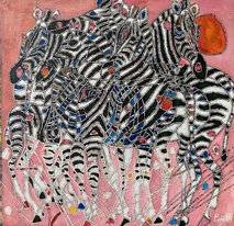 Зебры (2021, х.акр., 59x61, арт. 48К.05) - 27 200 ₽