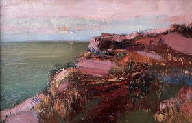 Ночной Ла-Манш (год не указан, х.к.м., 20x30, арт. 74К.015) - 10 200 ₽