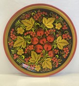 Тарелка-панно 250х20 (2023, дерево, 25x25, арт. 44пх57) - 1 500 ₽