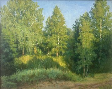 Опушка леса (2021, х.м., 40x50, арт. 22к6) - 20 400 ₽