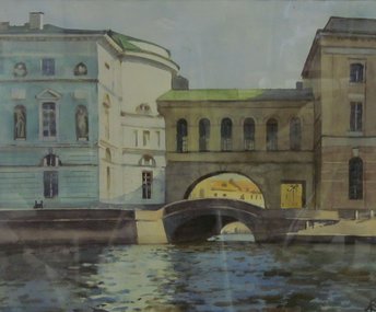 Нева. Луч солнца (2005, б.акв., 38x48, арт. 54К.02) - 34 000 ₽