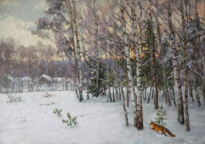 Тихий вечер (2018, х.м., 50x70, арт. 35К.200) - 110 000 ₽