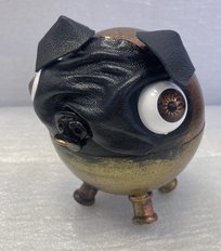 Мопс шкатулка (2025, смешанная техника, 10x7, арт. 48п39) - 2 600 ₽