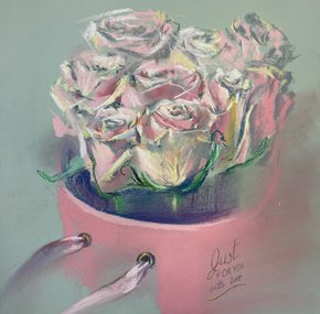 Just for you with love (год не указан, бум,пастель, 30x30, арт. 12К.15) - 3 500 ₽