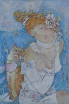 Счастливая карта (2010, х.м., 60x40, арт. 08К.01) - 13 600 ₽