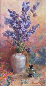 Летний натюрморт (2017, х.м., 90x50, арт. 96К.1) - 42 500 ₽