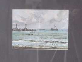 Маячки (2014, б.акв., 17x24, арт. 42К.47) - 5 100 ₽