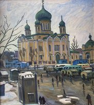 Храм в Ростове-на-Дону (60, орг.м., 63x57, арт. 38к5) - 70 000 ₽