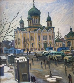 Храм в Ростове-на-Дону (60, орг.м., 63x57, арт. 38к5) - 70 000 ₽