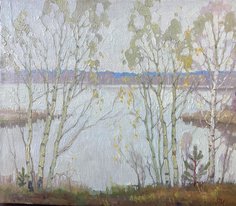 Тихий осенний день (2015, х.м., 30x35, арт. 35К.051) - 8 500 ₽