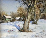 В зимнем саду (2026, х.к.м., 25x30, арт. 86к29) - 26 500 ₽