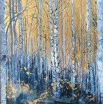 Золотая осень (2018, х.м., 50x50, арт. 12К.1) - 34 000 ₽