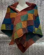 шаль энтерлак (2024, пряжа, 175x67, арт. 40пш31) - 7 500 ₽