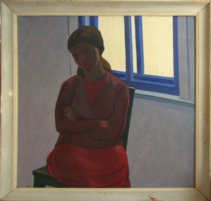 Ростов на Дону. Девушка у окна (1964, х.м., 89x87, арт. М01К.56)