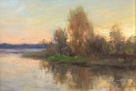 Вечереет (2009, х.м., 18x25, арт. 59К.2) - 34 000 ₽