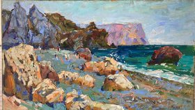 Камни Фиолента.Крым (2015, х.м., 55x95, арт. 53К.011) - 51 000 ₽