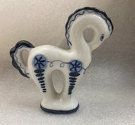 Лошадка (год не указан, фарфор, 10x10, арт. 44п.г4) - 600 ₽