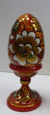 яйцо на подставке (2021, дерево, 11x5, арт. 44пх49) - 750 ₽
