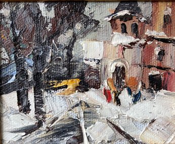 Зима (год не указан, орг.м., 16x20, арт. 45К.016) - 8 500 ₽