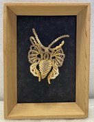 Мотылек желтый (год не указан, макраме, 15x11, арт. 40п28) - 1 500 ₽