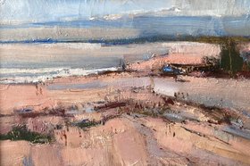 Ночные дюны (2016, х.к.м., 20x30, арт. 74К.018) - 10 200 ₽