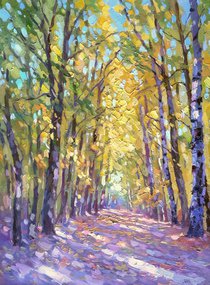 Солнечная аллея (2018, х.м., 40x30, арт. 35К.110) - 13 600 ₽