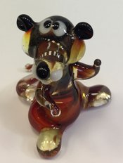 тигренок (2021, стекло, 4.5x4, арт. 75п8) - 380 ₽