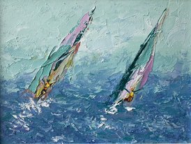 Игра с ветром (2024, к.м., 30x40, арт. 76к35) - 8 500 ₽