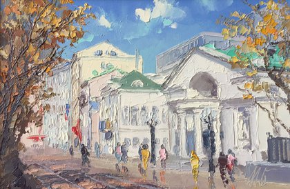 Современник (2021, х.м., 20x30, арт. 103К.08) - 9 500 ₽