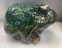 Лягушка-бык (2024, керамика, 18x30, арт. 34п46) - 6 800 ₽