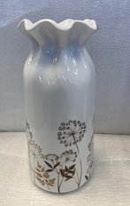 Ваза большой мешочек с деколью (2025, фарфор, 25x10, арт. 79П.Ф10090) - 3 100 ₽