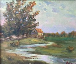 Теплый вечер (2012, х.м., 34x43, арт. 120К.1) - 17 000 ₽