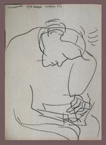 Портрет Лещенко (1964, б., соус., 40.5x28.5, арт. М01К.43)